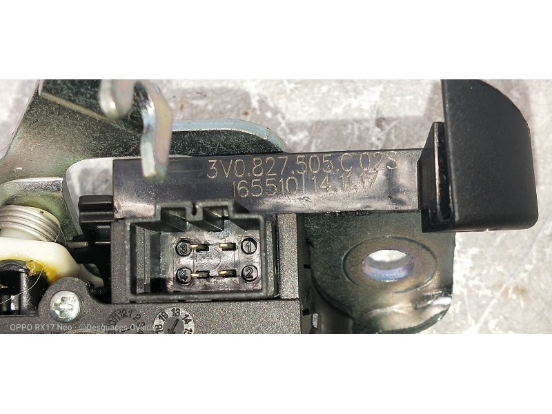 Recambio de motor cierre centralizado porton para skoda superb (3v3) active referencia OEM IAM 3V0827505C  