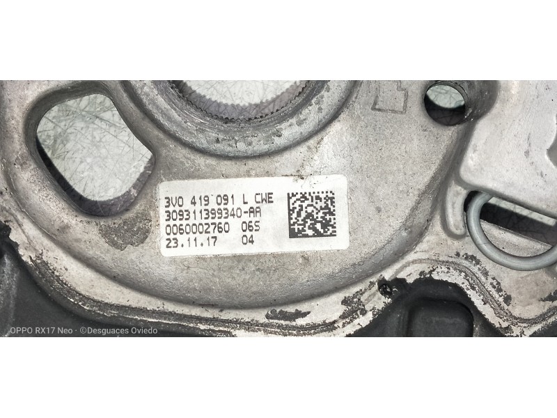 Recambio de volante para skoda superb (3v3) active referencia OEM IAM 3V0419091L  