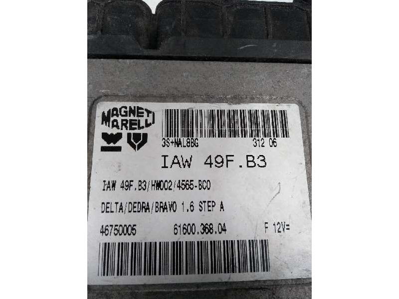 Recambio de centralita motor uce para fiat bravo (182) 1.6 bi-fuel cat (en funcionamiento por gas natural 68 kw) referencia OEM 