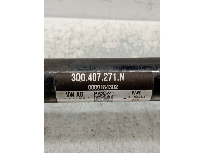 Recambio de transmision delantera izquierda para skoda superb (3v3) active referencia OEM IAM 3Q0407271N  