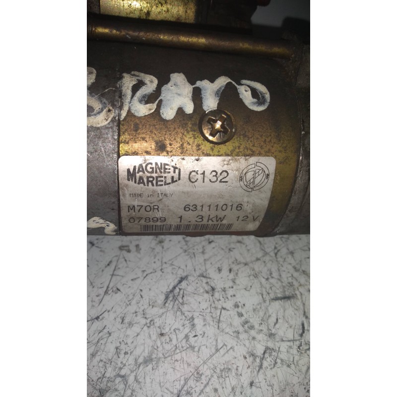 Recambio de motor arranque para fiat bravo (182) 1.6 bi-fuel cat (en funcionamiento por gas natural 68 kw) referencia OEM IAM C1