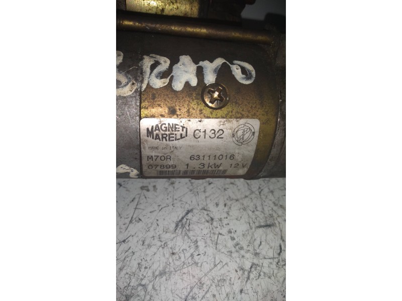Recambio de motor arranque para fiat bravo (182) 1.6 bi-fuel cat (en funcionamiento por gas natural 68 kw) referencia OEM IAM C1