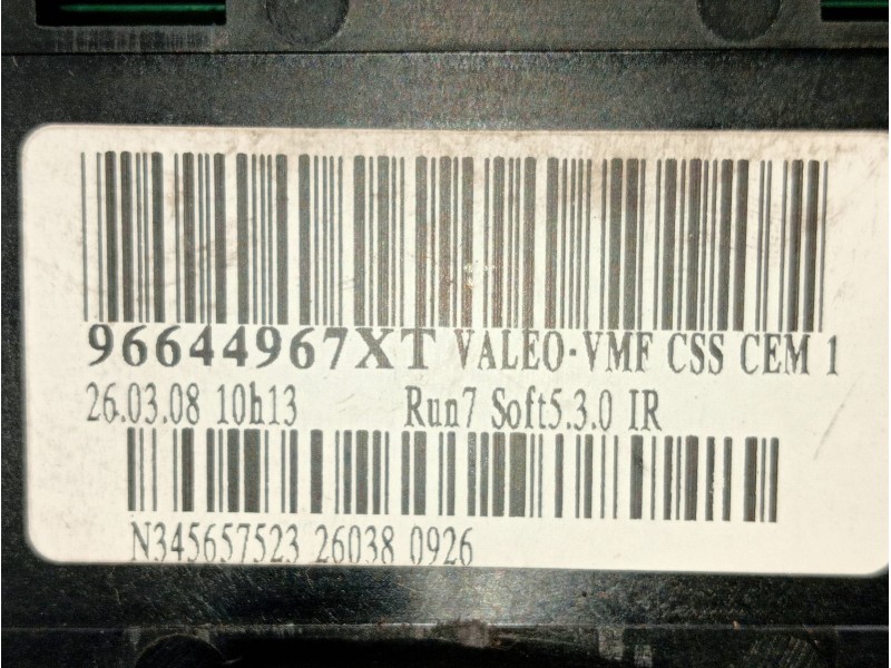 Recambio de mando luces para citroen c4 sedan collection referencia OEM IAM 96644967XT  