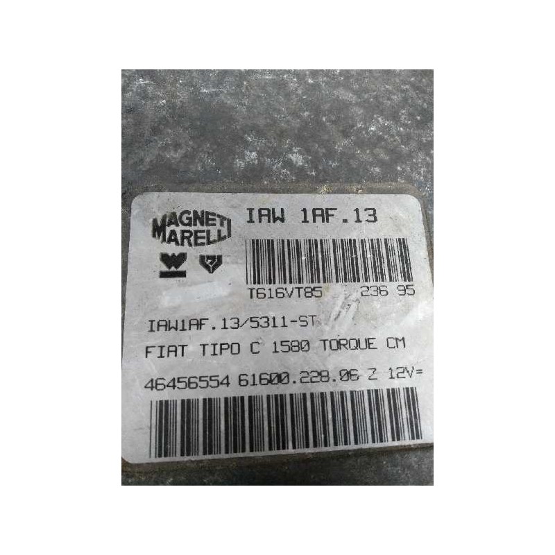 Recambio de centralita motor uce para fiat brava (182) 1.6 bi-fuel cat (en funcionamiento por gas natural 68 kw) referencia OEM 