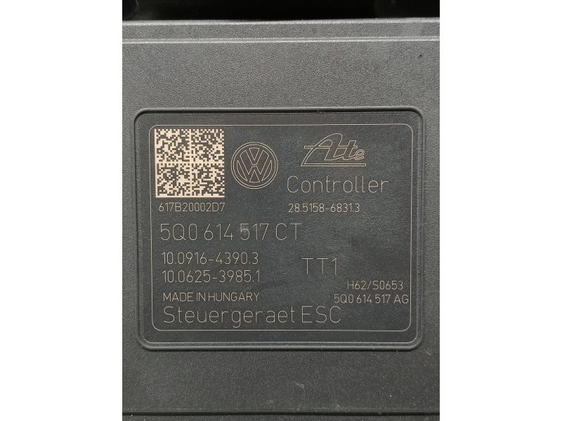 Recambio de abs para skoda superb (3v3) active referencia OEM IAM 10091643903 10062539851 5Q0614517CT 10022012424