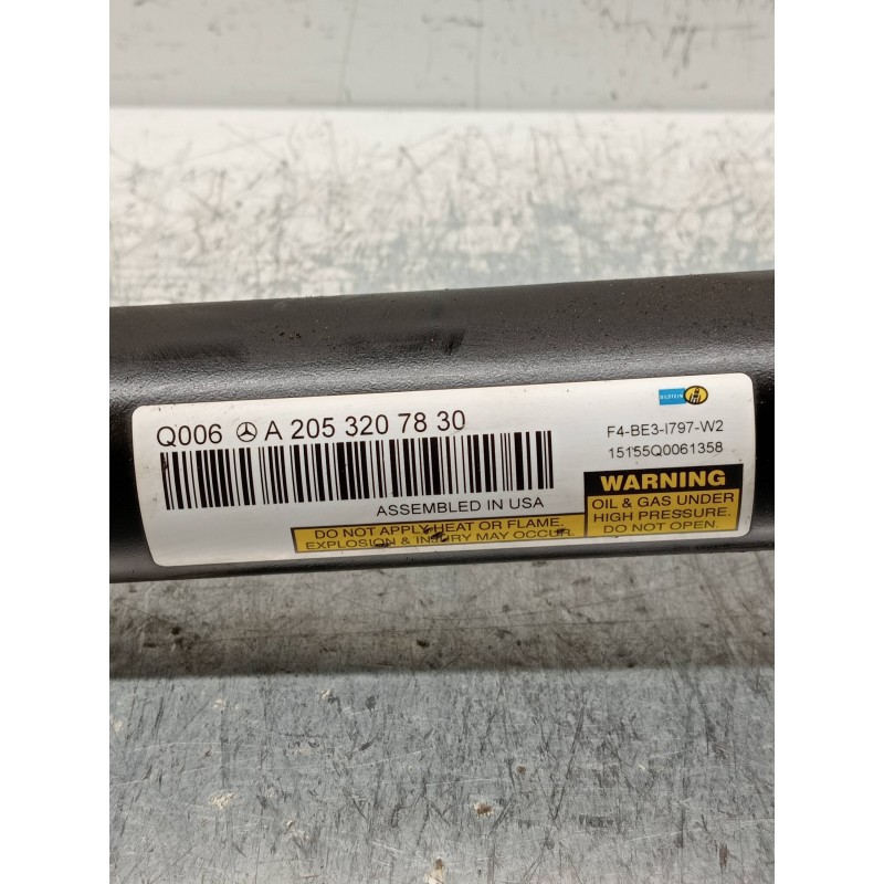 Recambio de amortiguador trasero izquierdo para mercedes clase c (w205) lim. 2.1 cdi cat referencia OEM IAM A2053207830  