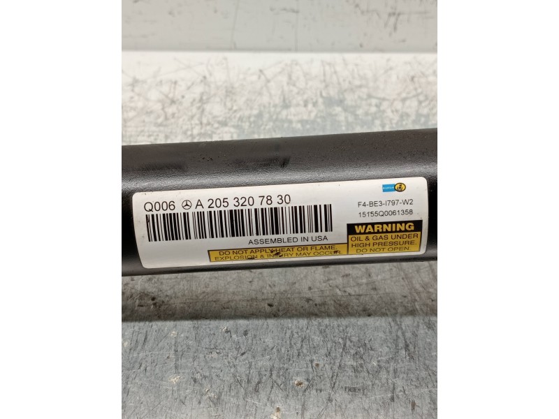 Recambio de amortiguador trasero izquierdo para mercedes clase c (w205) lim. 2.1 cdi cat referencia OEM IAM A2053207830  