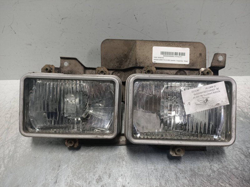 Recambio de faro derecho para nissan vanette (c 220) vanette furgoneta diesel referencia OEM IAM   