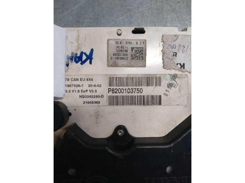 Recambio de cuadro instrumentos para renault kangoo (f/kc0) referencia OEM IAM P8200103750 NS0045280 