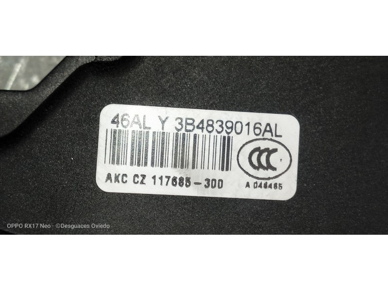 Recambio de motor cierre centralizado trasero derecho para skoda superb (3u4) classic referencia OEM IAM 3B4839016AL  