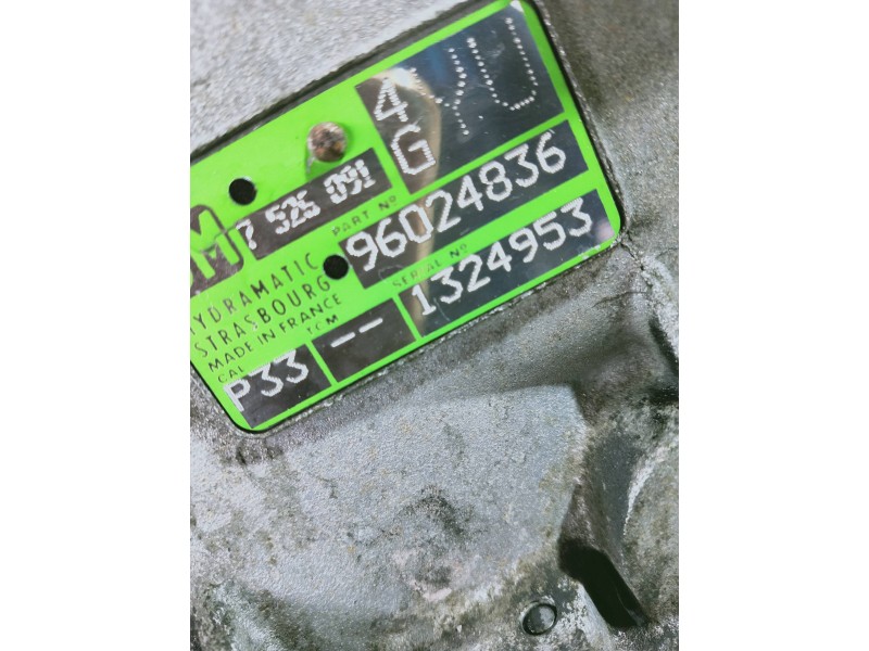 Recambio de caja cambios para bmw serie 3 berlina (e46) 320d referencia OEM IAM 4GYU7525091 96024836 P33 1324953 AUTOMATICO