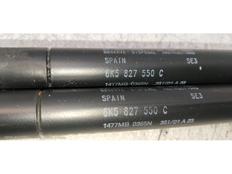 Recambio de amortiguadores maletero / porton para seat cordoba berlina (6k2) sport referencia OEM IAM 6K5827550C  
