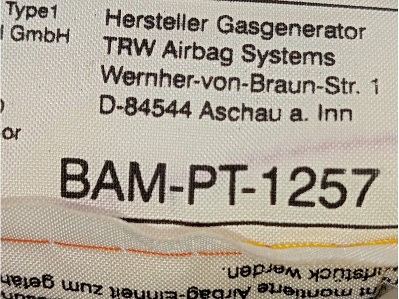 Recambio de airbag cortina delantero derecho para seat leon (1p1) 2.0 tdi referencia OEM IAM BAMPT1257 722264300872 16878922