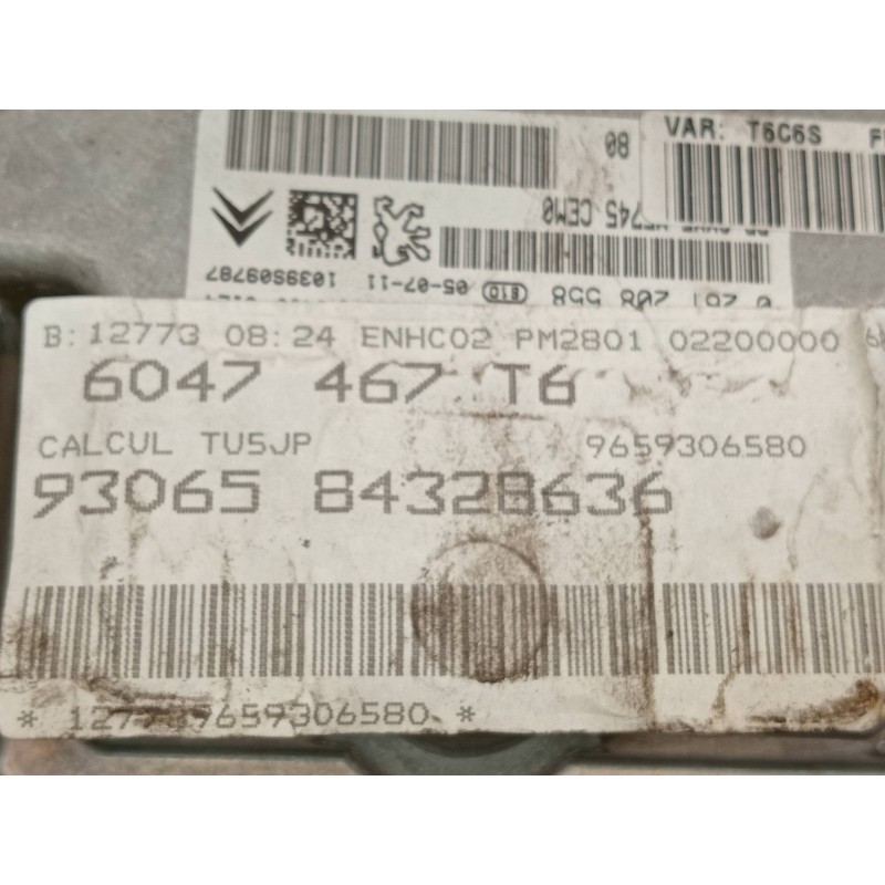 Recambio de centralita motor uce para peugeot 307 break/sw (s2) 1.6 16v cat referencia OEM IAM 9306584328636 9659306580 84328636