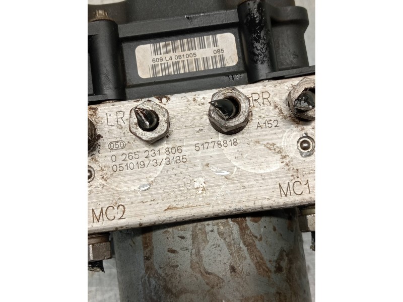 Recambio de abs para fiat stilo (192) 1.6 16v cat referencia OEM IAM 0265231806 51778818 0265800560