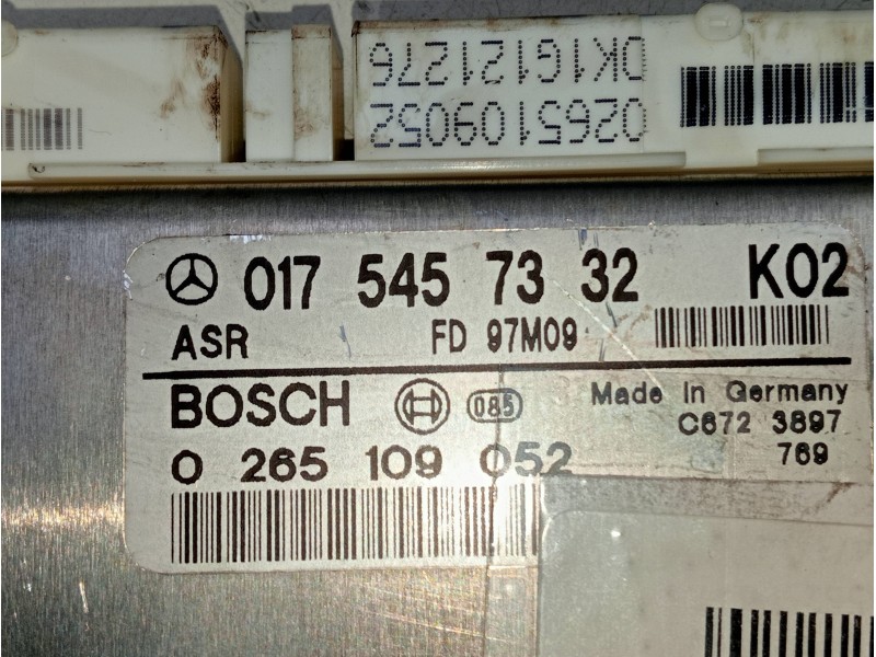 Recambio de centralita asr para mercedes clase c (w202) berlina 250 td (202.128) referencia OEM IAM 0175457332 0265109052 