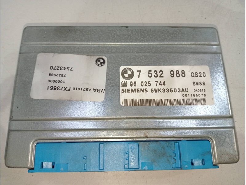 Recambio de centralita cambio automatico para bmw serie 3 berlina (e46) 320d referencia OEM IAM 7532988 96025744 5WK33503AU