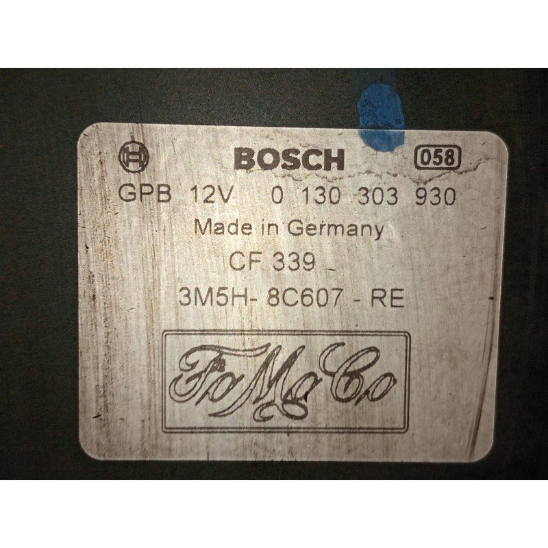 Recambio de electroventilador para ford focus berlina (cap) referencia OEM IAM 3M5H8C607RE 0130303903 
