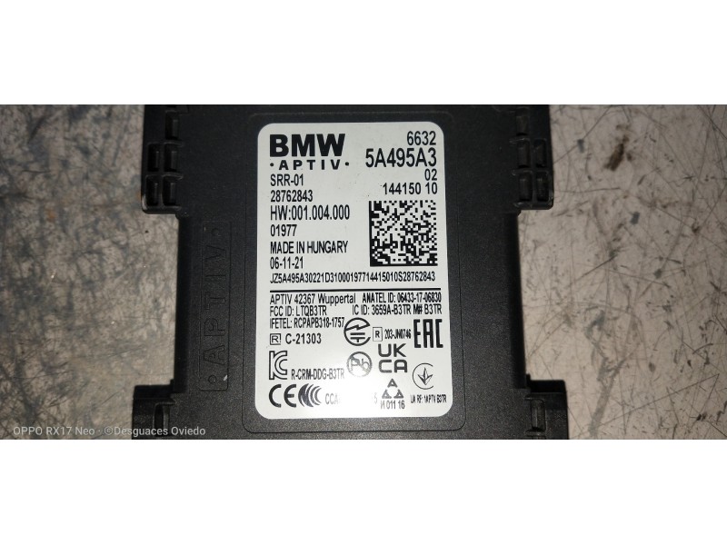 Recambio de modulo electronico para bmw serie x3 (g01) referencia OEM IAM 66325A495A3 28762843 