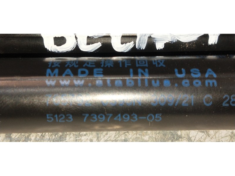 Recambio de amortiguadores capo para bmw ix3 g08 referencia OEM IAM 51237397493  