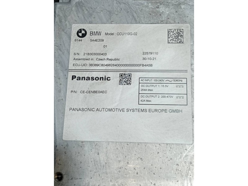 Recambio de bateria para bmw ix3 g08 referencia OEM IAM 22579110 61445A4E209 