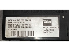 Recambio de caja reles / fusibles para citroen xsara berlina 1.6i 16v sx referencia OEM IAM 9644648680 73007412  2