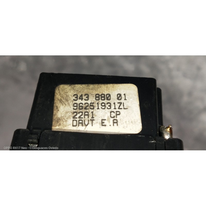 Recambio de mando luces para citroen xsara berlina 1.6i 16v sx referencia OEM IAM 34388001 96251931ZL 