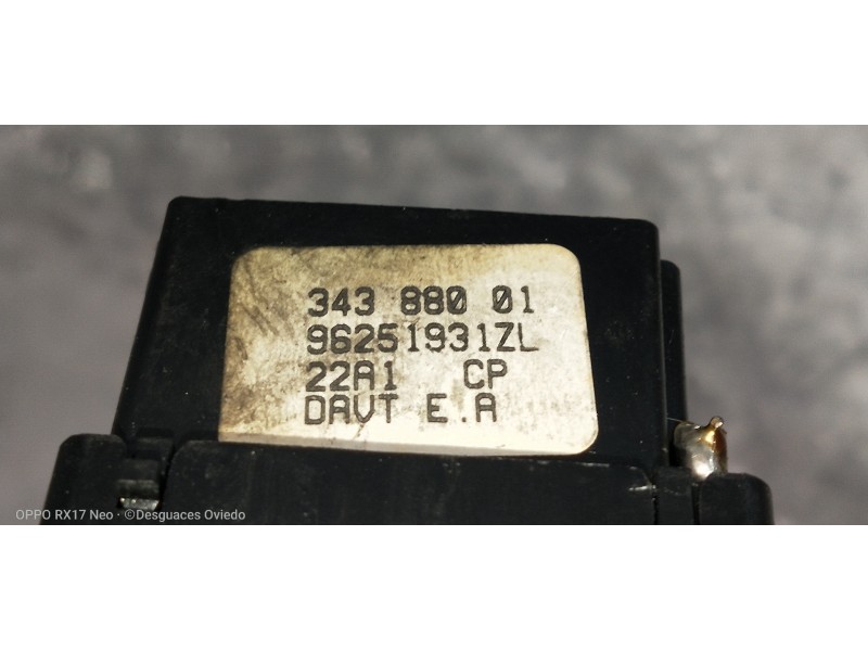 Recambio de mando luces para citroen xsara berlina 1.6i 16v sx referencia OEM IAM 34388001 96251931ZL 