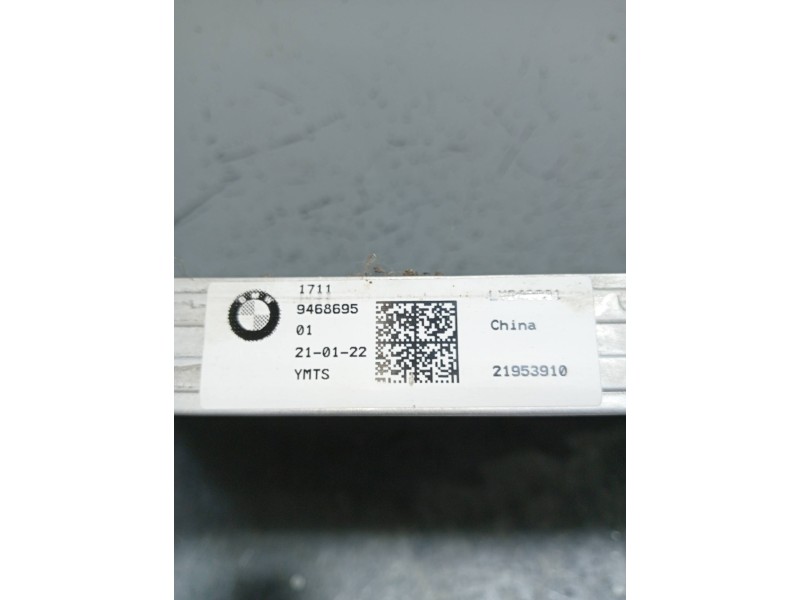 Recambio de radiador agua para bmw ix3 g08 referencia OEM IAM 9468695 51953910 