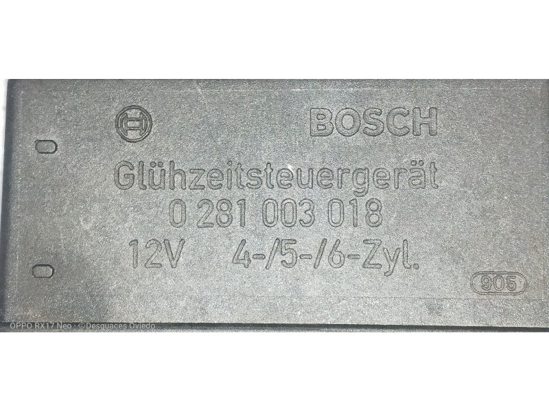 Recambio de caja precalentamiento para citroen c6 básico referencia OEM IAM 0281003018  