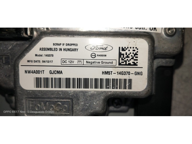 Recambio de pantalla multifuncion para ford focus lim. st-line referencia OEM IAM HM5T14G370GNG GM5T18B955SB 