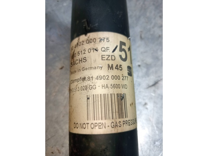 Recambio de amortiguador trasero izquierdo para seat leon (1p1) 2.0 tdi referencia OEM IAM 1K051211QF 804902000275 814902000277