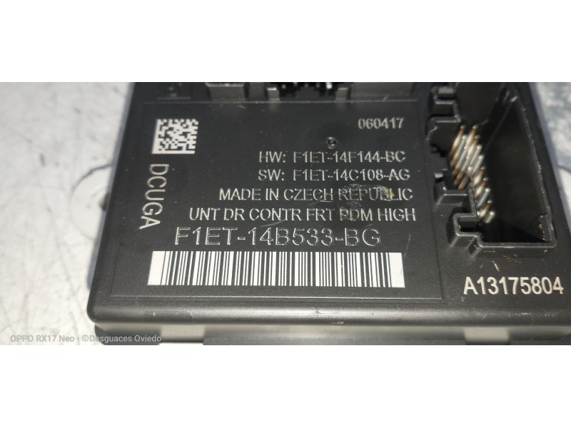 Recambio de modulo electronico para ford focus lim. st-line referencia OEM IAM F1ET14B533BG F1ET14F144BC F1ET14C108AG 