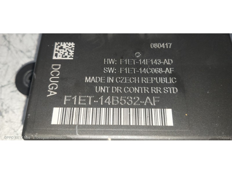 Recambio de modulo electronico para ford focus lim. st-line referencia OEM IAM F1ET14B532AF F1ET14F143AD F1ET14C068AF 