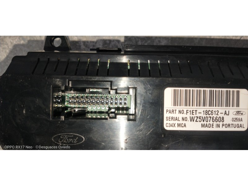 Recambio de mando calefaccion / aire acondicionado para ford focus lim. st-line referencia OEM IAM F1ET18C612AJ  