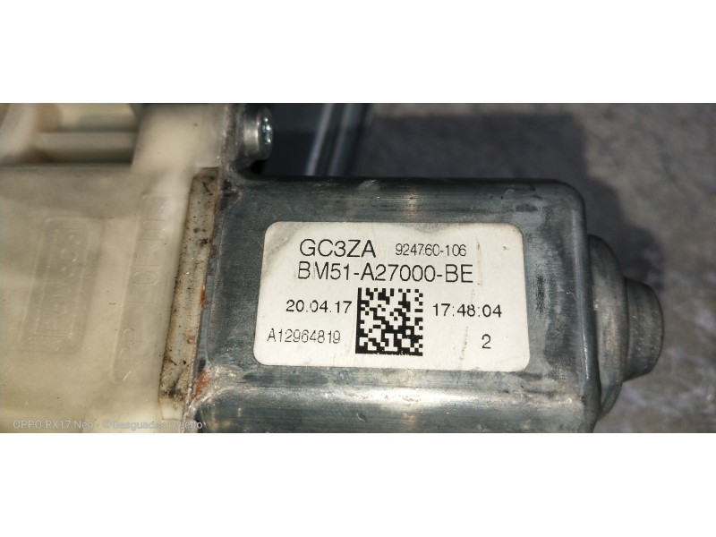 Recambio de elevalunas trasero derecho para ford focus lim. st-line referencia OEM IAM BM51A27000BE  