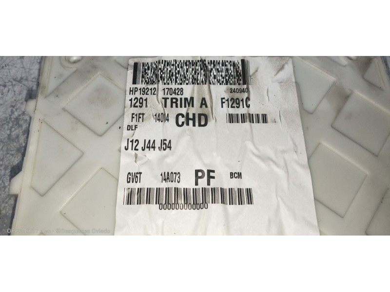 Recambio de caja reles / fusibles para ford focus lim. st-line referencia OEM IAM F1FT14014CHD GV6T14A073PF 