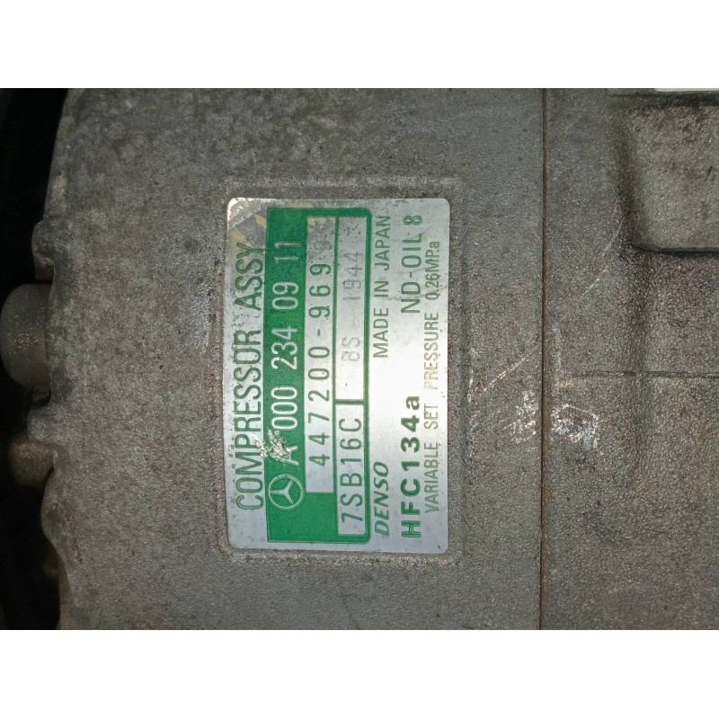 Recambio de compresor aire acondicionado para mercedes clase c (w202) berlina 250 td (202.128) referencia OEM IAM A0002340911 44