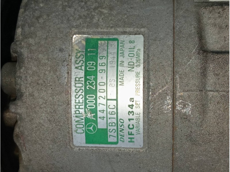 Recambio de compresor aire acondicionado para mercedes clase c (w202) berlina 250 td (202.128) referencia OEM IAM A0002340911 44