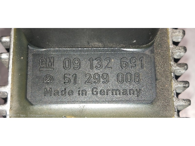 Recambio de caja precalentamiento para opel astra g berlina club referencia OEM IAM 09132691 51299008 