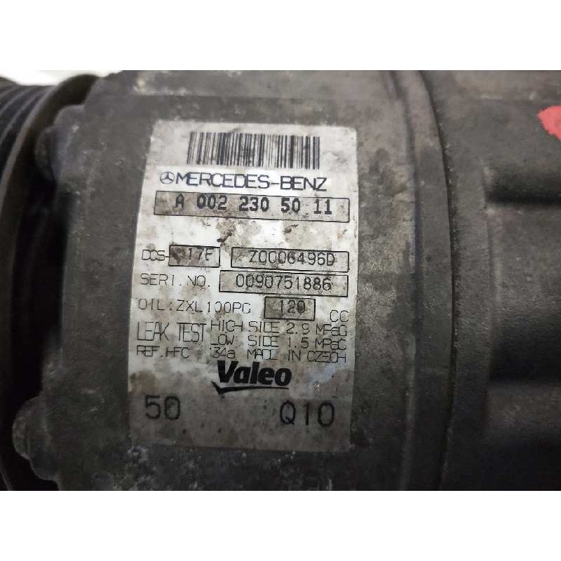 Recambio de compresor aire acondicionado para mercedes clase c (w204) berlina c 220 cdi blueefficiency (204.002) referencia OEM 