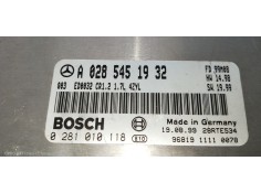 Recambio de centralita motor uce para mercedes clase a (w168) 170 cdi (168.008) referencia OEM IAM 0281010118 A0285451932  2