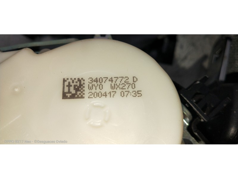 Recambio de juego cinturones trasero para ford focus lim. st-line referencia OEM IAM 34074772D  