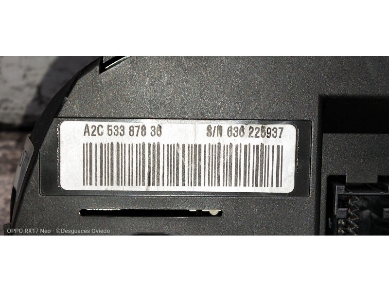 Recambio de cuadro instrumentos para bmw serie 3 berlina (e90) 318i referencia OEM IAM A2C53387836 636225937 918733601