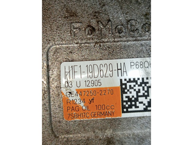 Recambio de compresor aire acondicionado para ford focus lim. st-line referencia OEM IAM 4472502270 H1F119D629HA 