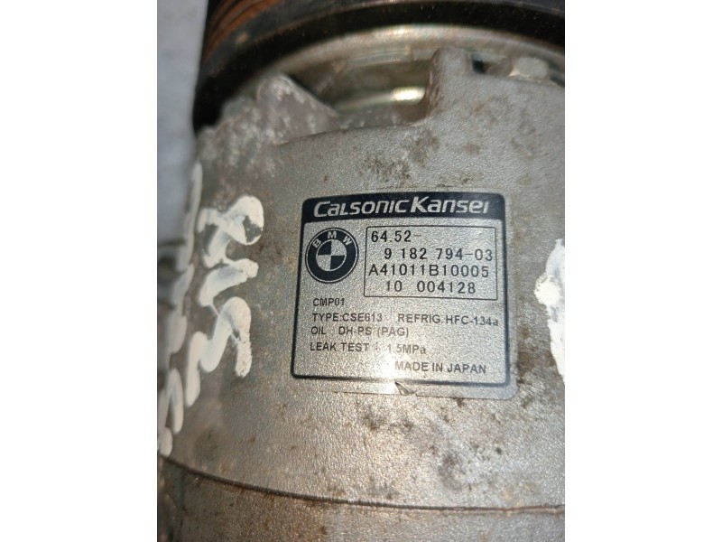 Recambio de compresor aire acondicionado para bmw serie 3 berlina (e90) 318i referencia OEM IAM 6452918279403 10004128 