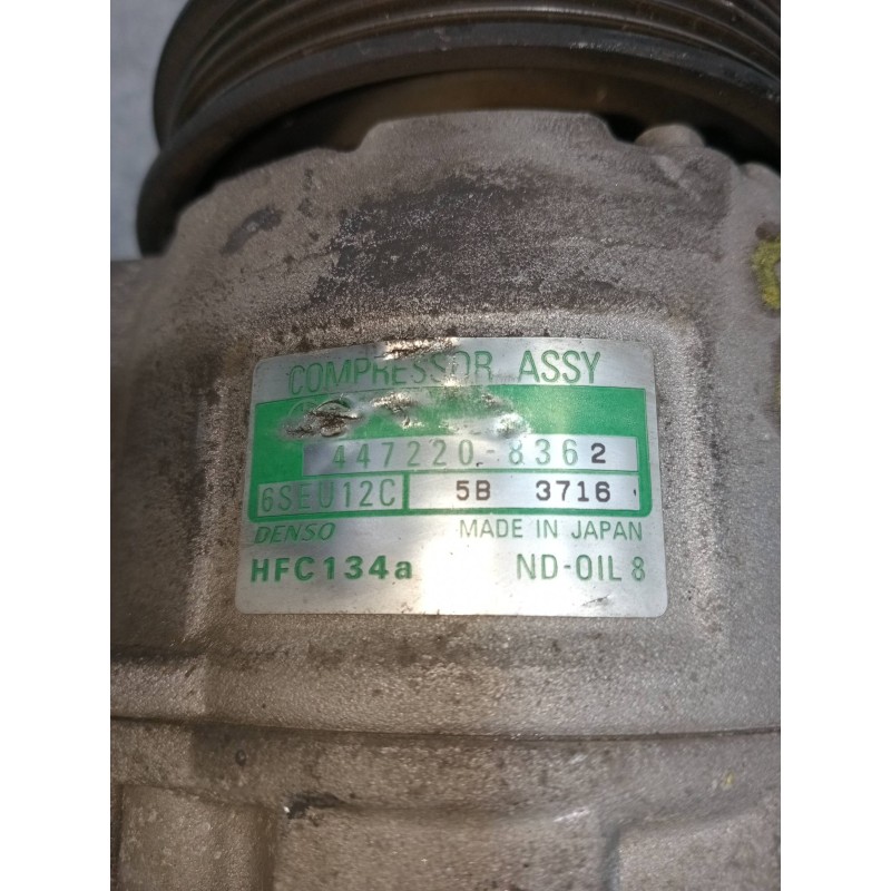 Recambio de compresor aire acondicionado para mercedes clase a (w168) 170 cdi (168.008) referencia OEM IAM 4472208362  