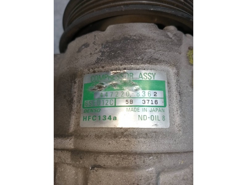 Recambio de compresor aire acondicionado para mercedes clase a (w168) 170 cdi (168.008) referencia OEM IAM 4472208362  