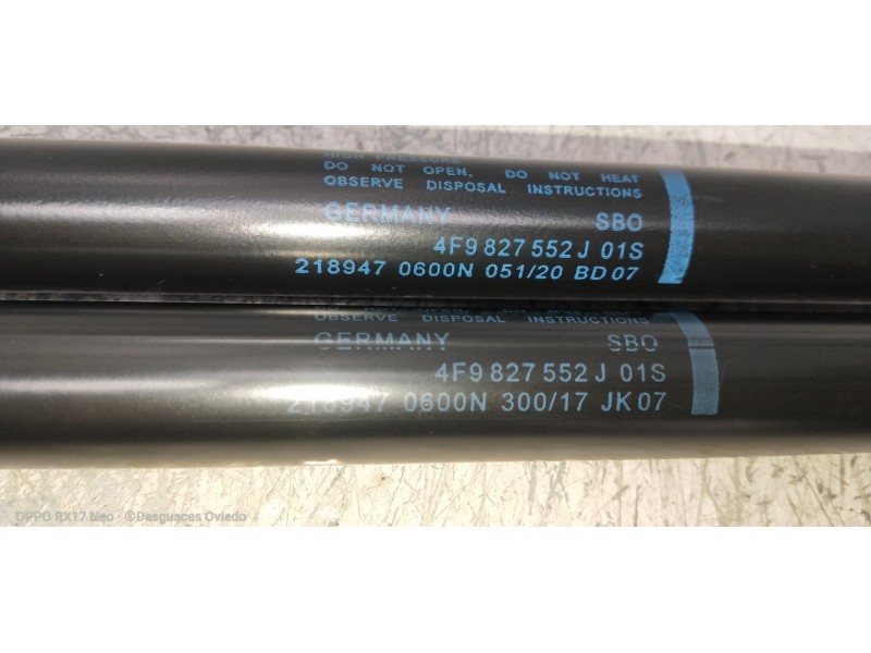 Recambio de amortiguadores maletero / porton para audi a6 allroad quattro (4fh) referencia OEM IAM 4F9827552J  