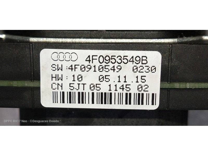 Recambio de mando luces para audi a6 allroad quattro (4fh) referencia OEM IAM 4F0953549B 4F0910549 4E0953521 4E0953503A 
